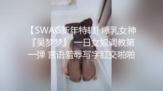 【SWAG新年特辑] 爆乳女神『吴梦梦』 一日女奴调教第一弹 言语羞辱写字肛交啪啪