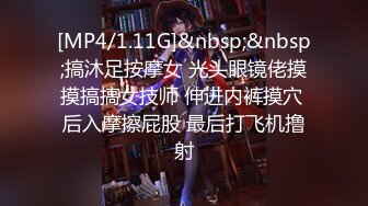 [MP4/1.11G]&nbsp;&nbsp;搞沐足按摩女 光头眼镜佬摸摸搞搞女技师 伸进内裤摸穴 后入摩擦屁股 最后打飞机撸射