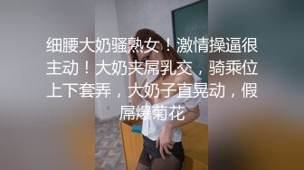 细腰大奶骚熟女！激情操逼很主动！大奶夹屌乳交，骑乘位上下套弄，大奶子直晃动，假屌爆菊花