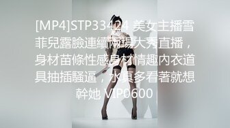 [MP4]STP33424 美女主播雪菲兒露臉連續兩場大秀直播，身材苗條性感身材情趣內衣道具抽插騷逼，水真多看著就想幹她 VIP0600